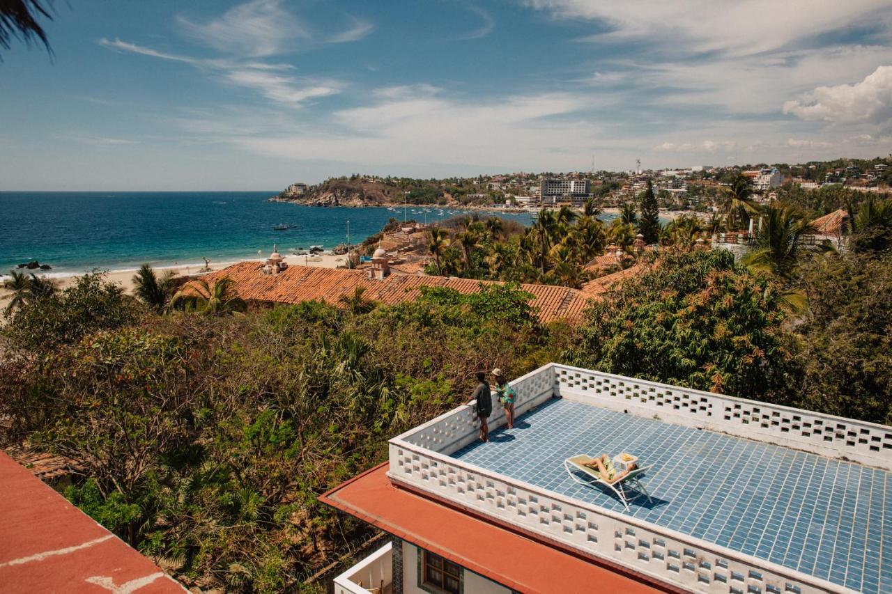 Auberge de jeunesse Tabachin Del Puerto à Brisas de Zicatela Extérieur photo